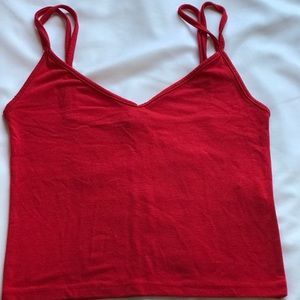 Cropped Red Top